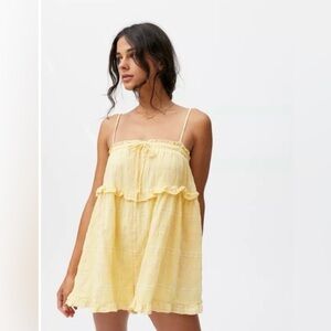 Urban Outfitters Yellow romper